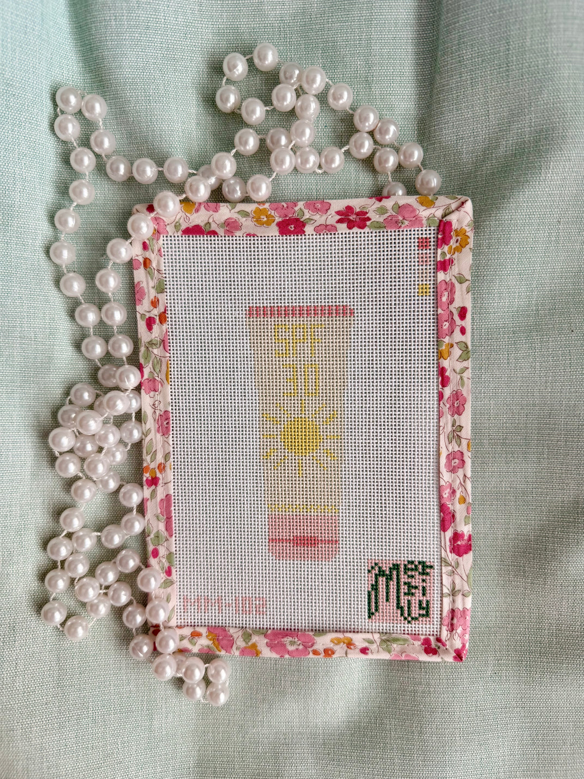 SPF 30 Sunscreen 18 Mesh Needlepoint Canvas