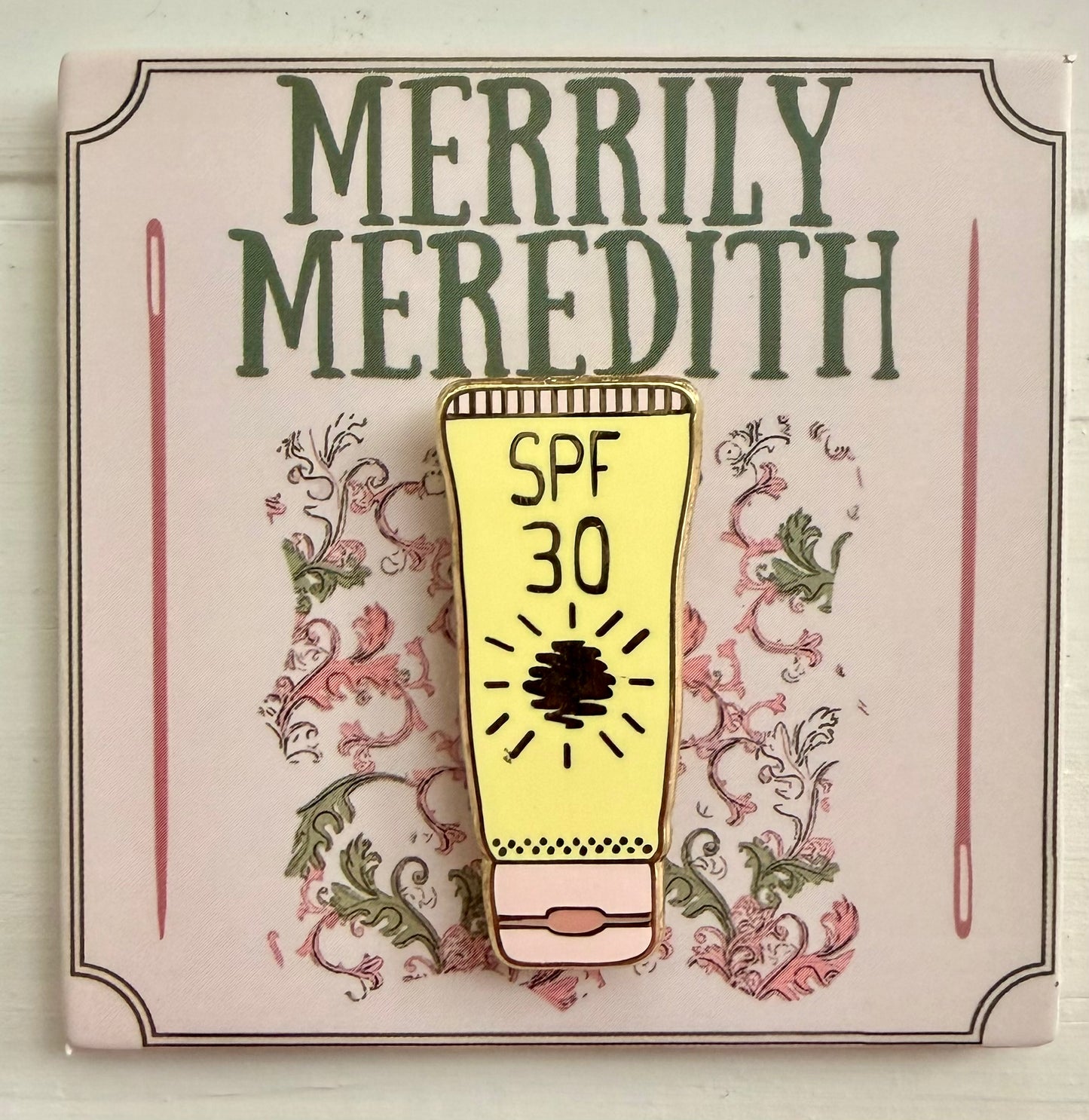 SPF 30 Sunscreen Needleminder